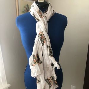 Spectacled Cat Sheer and Gauzy Scarf